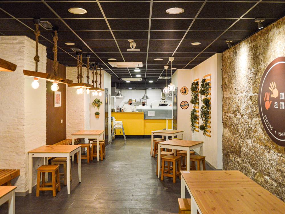 Sala del local de Cartagena.